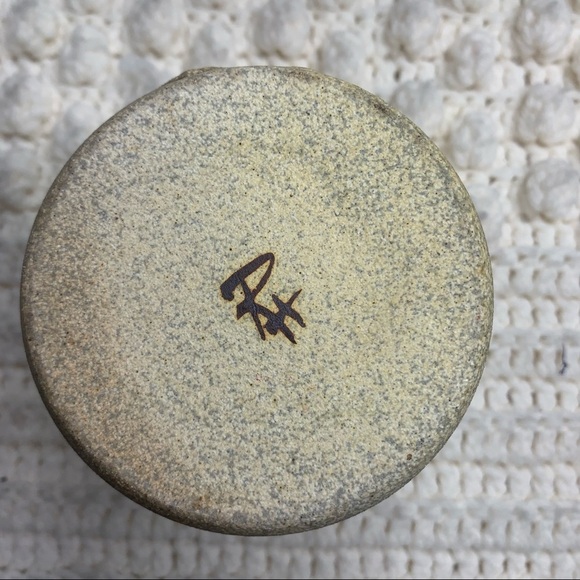 VINTAGE HAND MADE POTTERY Set of 3 Mini Vases Southwestern Signed Glazed Neutral - Picture 10 of 16